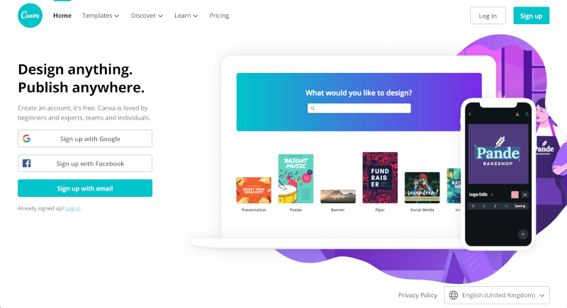 Canva – a tool for graphic design