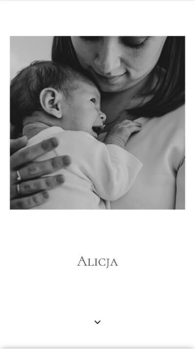 Okładka galerii weselnej na telefonie